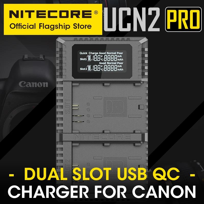 NITECORE UCN2  ī޶ ͸ ,  USB QC    , ĳ LP-E6N EOS R5 R6 Ra 60D 70D 5DS 90D 5D
